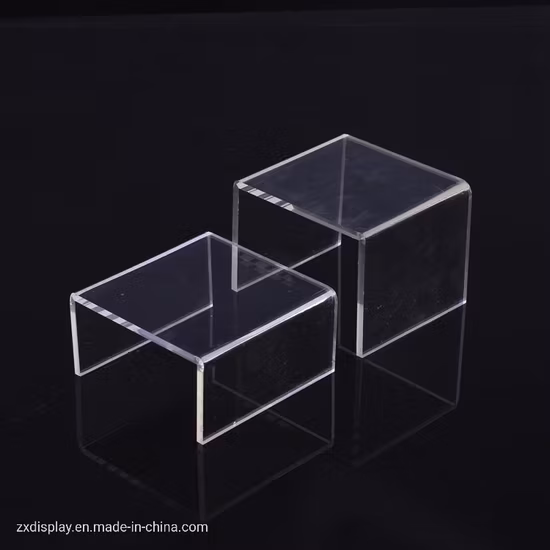 Personnalisez le présentoir en plexi Lucite transparent à usages multiples